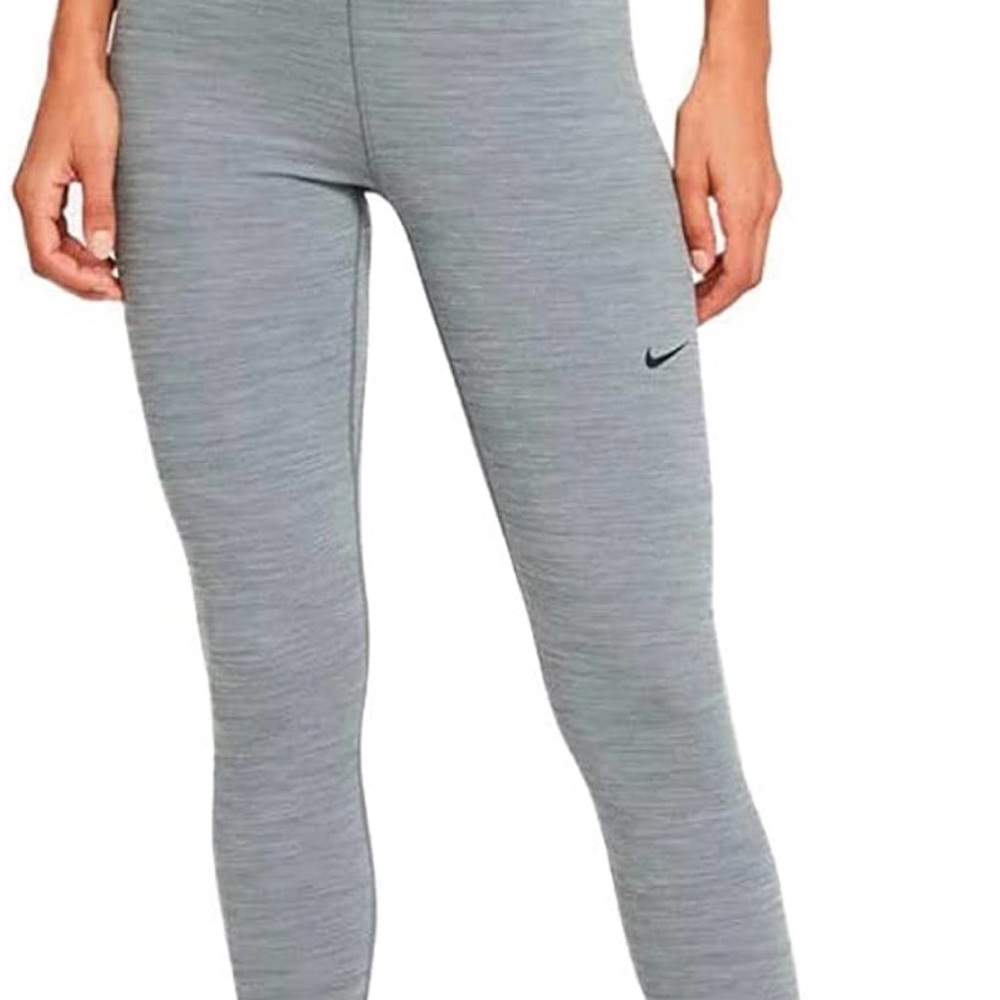 Nike Light Heather Gray Women's Performance Leggings